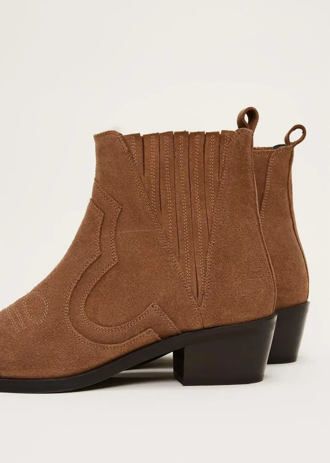 Phase Eight Suede Ankle Boots Tan Women Boots