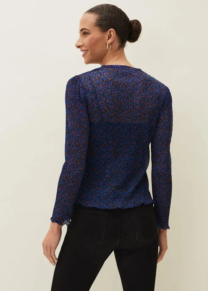 Phase Eight Talia Animal Top Multicoloured Women Tops and TShirts