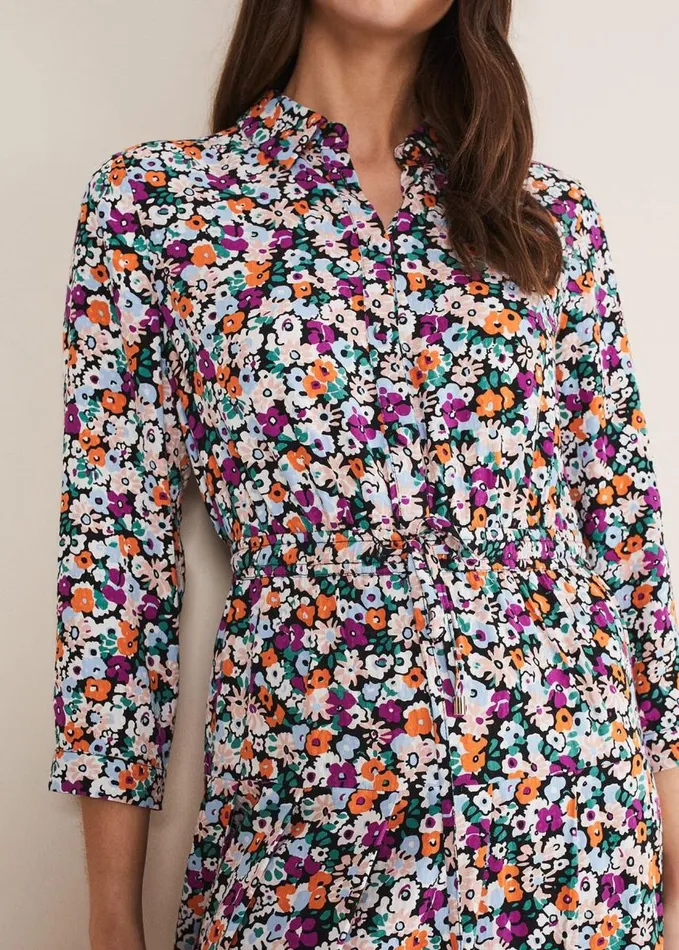 Phase Eight Tana Floral Midaxi Dress Multicoloured Women Dresses