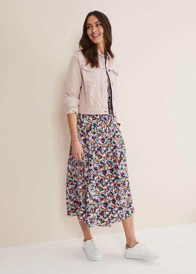 Phase Eight Tana Floral Midaxi Dress Multicoloured Women Dresses
