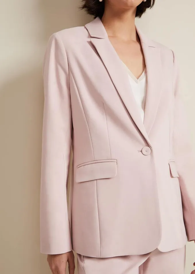 Phase Eight Ulrica Fitted Jacket Antique Rose Women Jackets