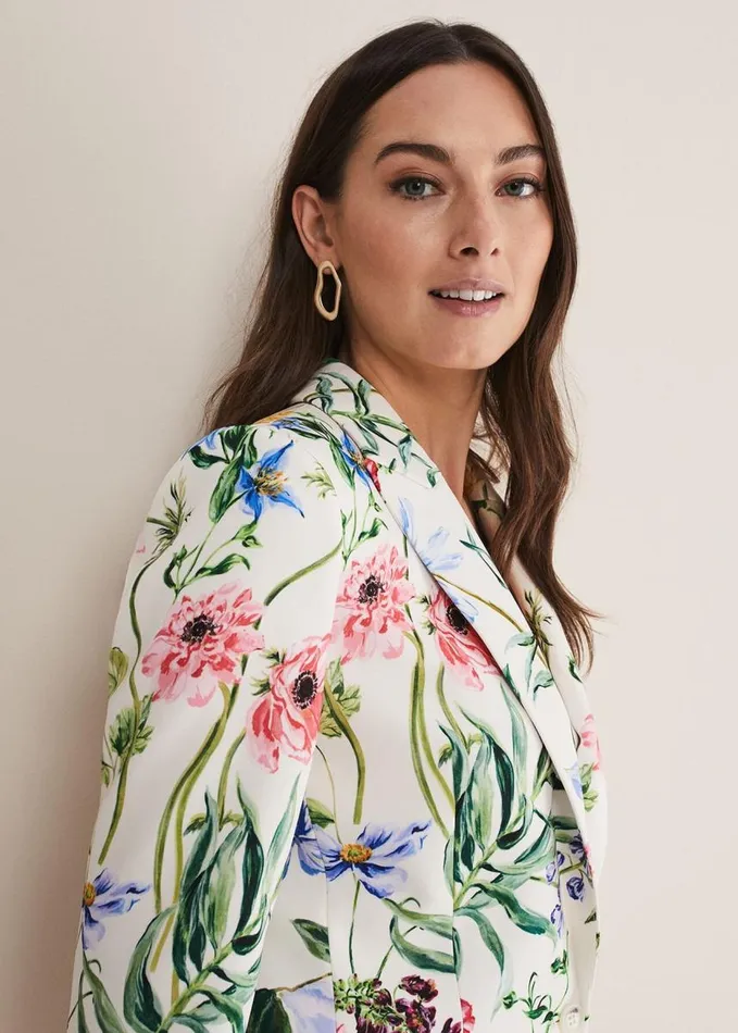 Phase Eight Ulrica Floral Blazer Multicoloured Women Jackets