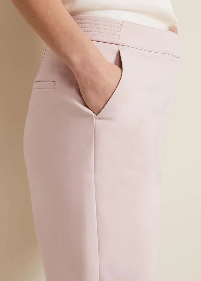Phase Eight Ulrica Tapered Suit Trouser Antique Rose Women Trousers