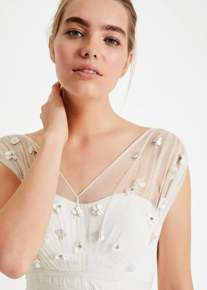 Phase Eight Yazmina Wedding Dress Pale Cream Women Dresses
