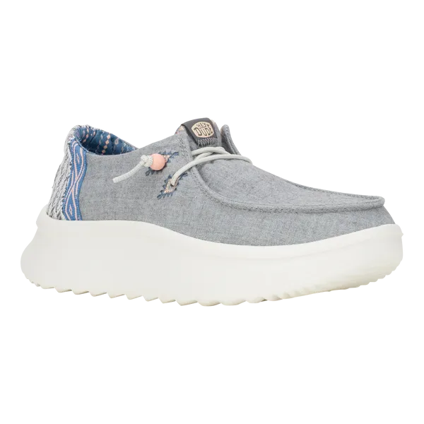 Platforms heydude Apparel Wendy Peak Chambray Woven