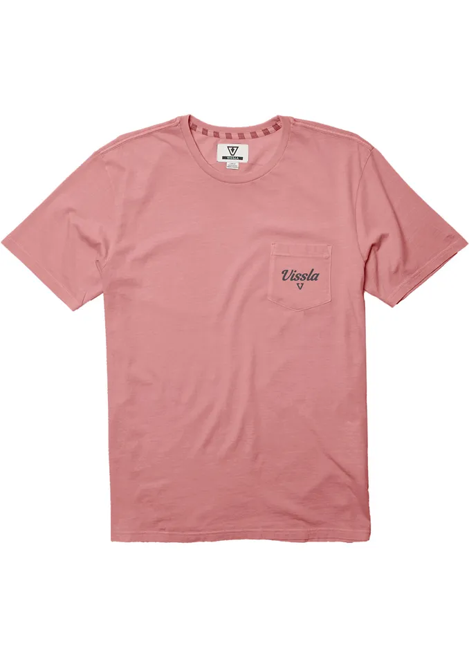Premium Tees Vissla Men Dynasty Ss Pkt Tee Dusty Rose Premium Tees Vissla Men Dynasty Ss Pkt Tee Dusty Rose