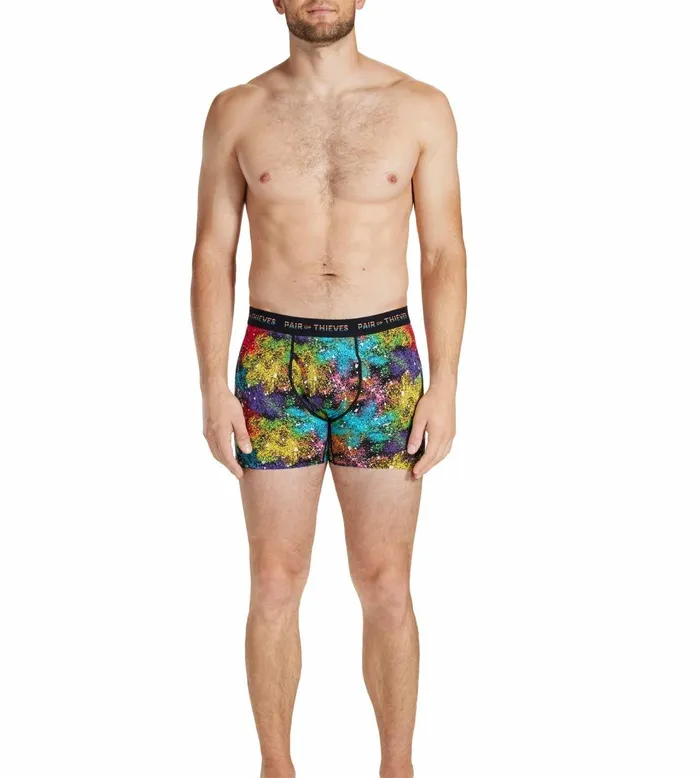 Pride Superfit Boxer Briefs Black Underwear 1 Pack Men Pair Of Thieves Boxer Briefs