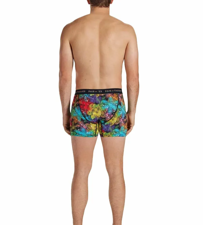 Pride Superfit Boxer Briefs Black Underwear 1 Pack Men Pair Of Thieves Boxer Briefs
