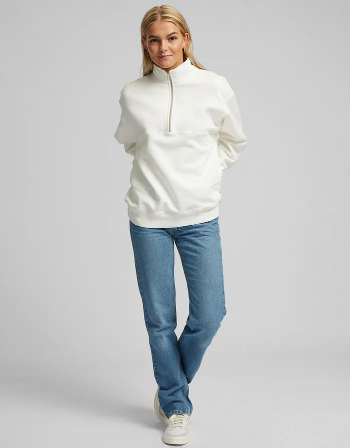 Quarter Zips Organic Quarter Zip 8211 Lava Grey 8211 Colorfulstandard Women