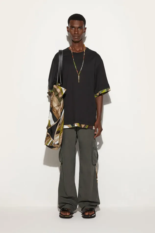 Ready To Wear Men PUCCI IridePrint Cotton TShirt