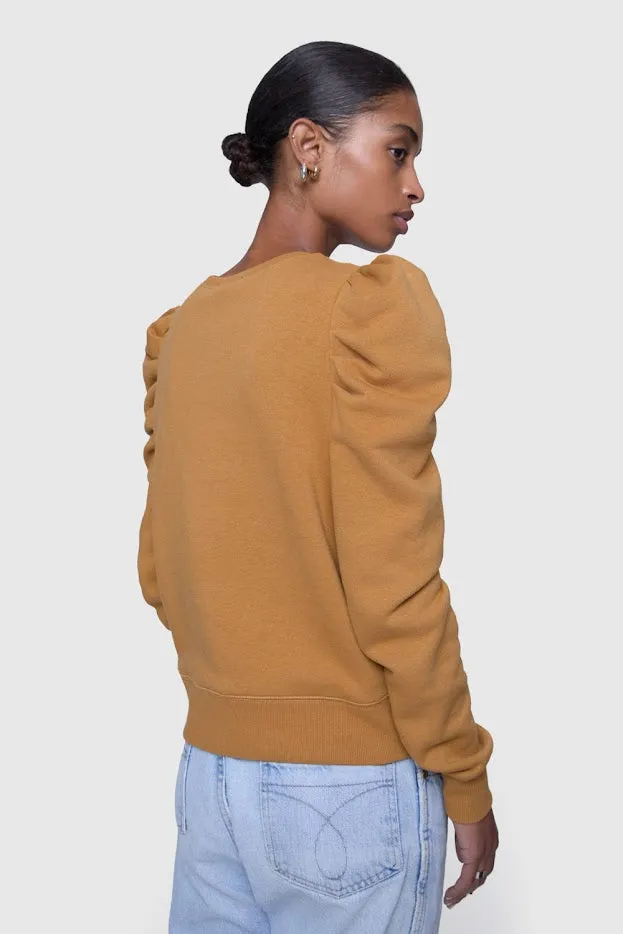 Rebecca Minkoff Janine Sweatshirt Caramel Women Tops