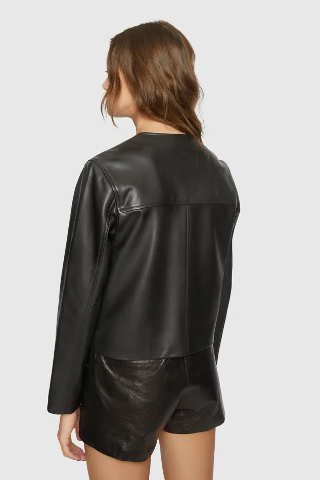 Rebecca Minkoff Taryn Jacket Black Women Leather