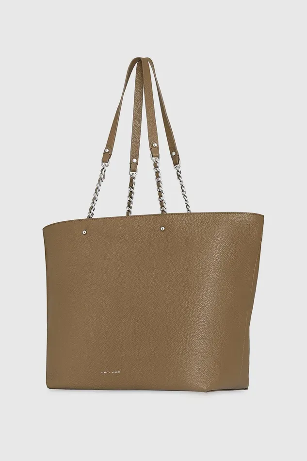 Rebecca Minkoff Top Zip Chain Tote Surplus Women Tote Bags