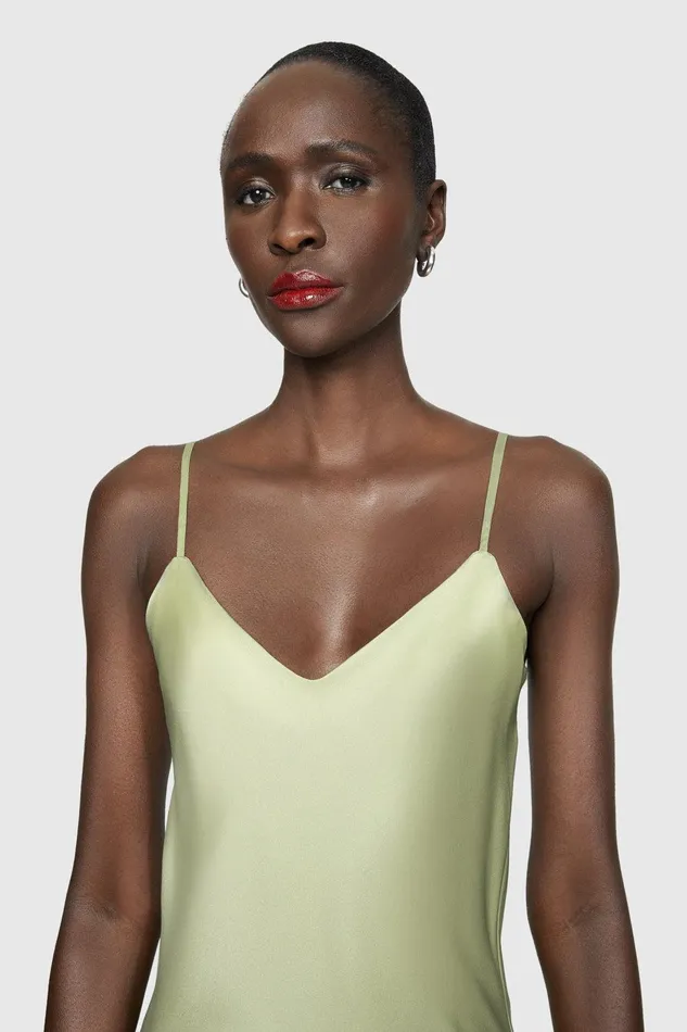 Rebecca Minkoff Verona Slip Dress Mint Women Dresses
