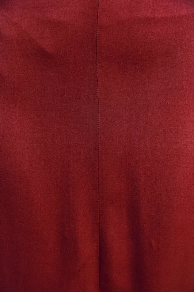 Red Cut Out Long Sleeve Lenzing Ecovero Viscose Maxi Dress Women Farm Rio Maxi Dresses
