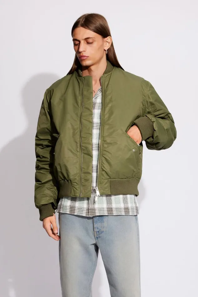 Reykjavik Jacket 8211 Olivine Men Won Hundred Coats and Jackets