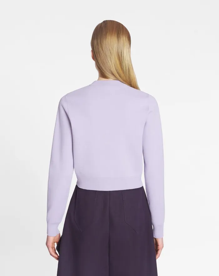 Round Neck Cardigan Wisteria Women Lanvin Knitwear Round Neck Cardigan Wisteria Women Lanvin Knitwear