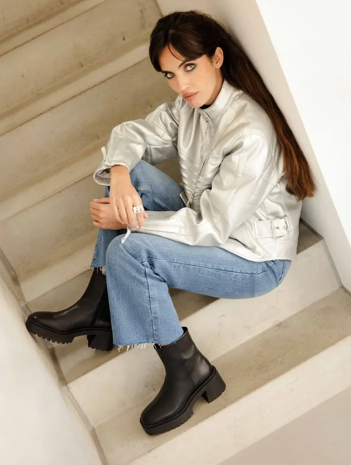 Sadie Passion Black Women Bobbies Ankle Boots Sadie Passion Black Women Bobbies Ankle Boots