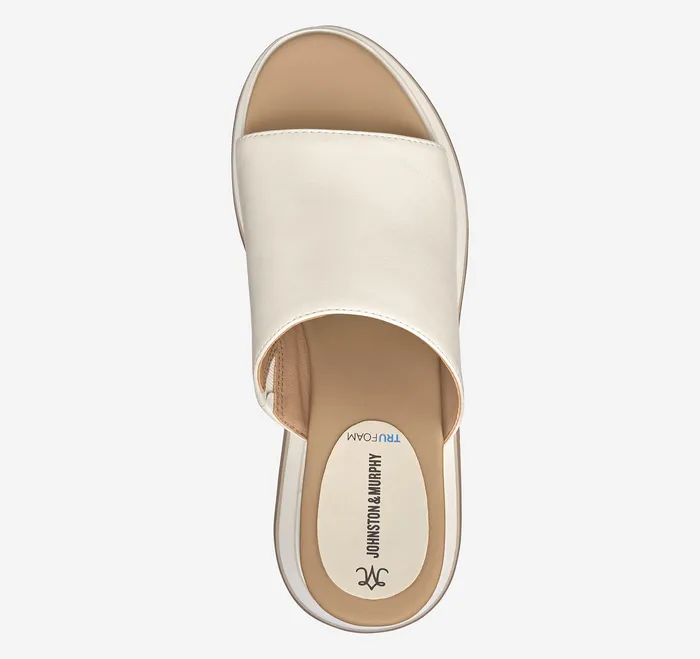 Sandals Johnston and Murphy Women Colleen Slide Bone Nappa Leather