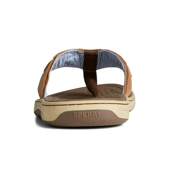Sandals Men Sperry Baitfish Flip Flops Light Brown