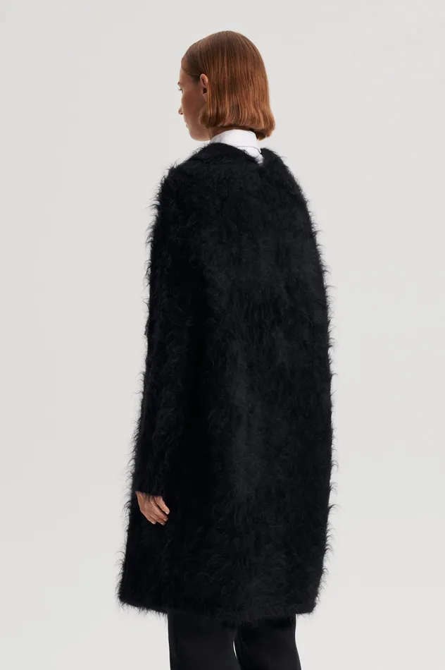 Scanlan Theodore BRUSHED MOHAIR CARDIGAN 3 BLACK Women Jackets Scanlan Theodore BRUSHED MOHAIR CARDIGAN 3 BLACK Women Jackets