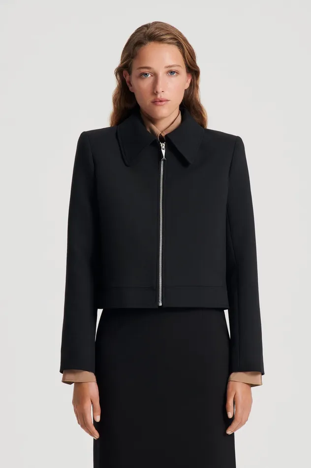 Scanlan Theodore Jackets Women CADY ZIP JACKET BLACK