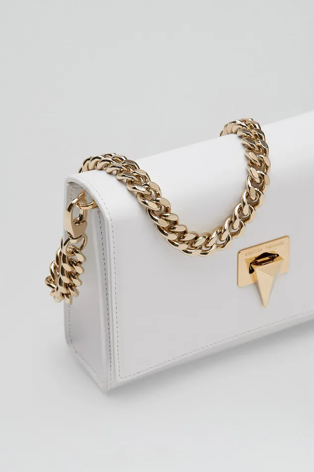 Scanlan Theodore TRIANGLE CHAIN BAG WHITE Women Bags