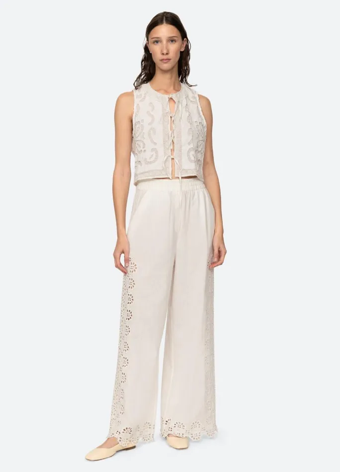 Sea New York Bottoms Women Edith Pants Cream Sea New York Bottoms Women Edith Pants Cream