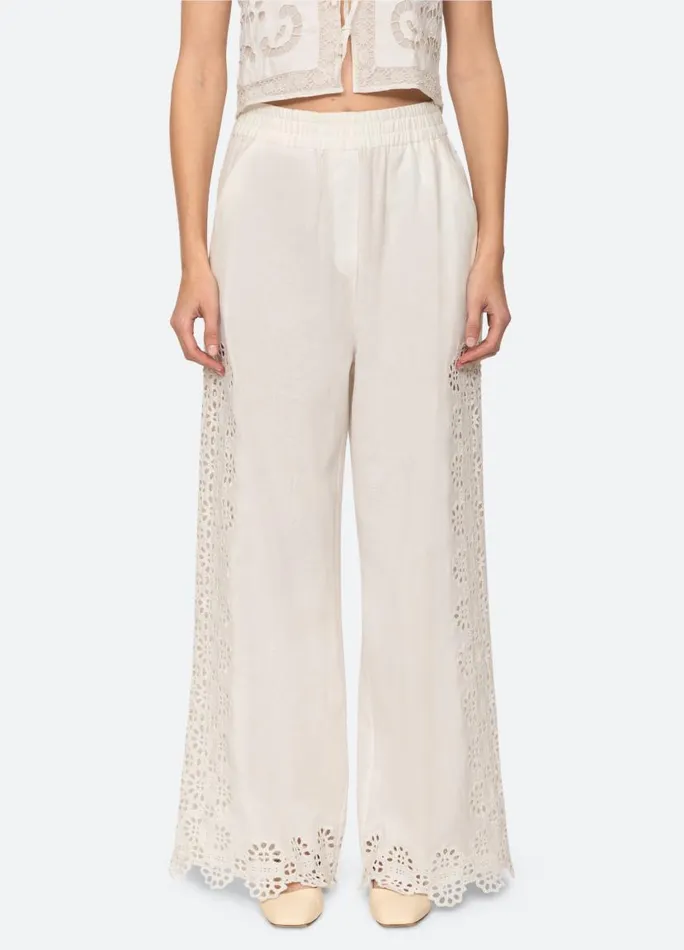 Sea New York Bottoms Women Edith Pants Cream Sea New York Bottoms Women Edith Pants Cream