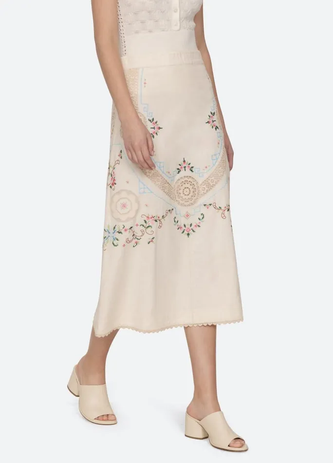 Sea New York Bottoms Women Edwina Skirt White