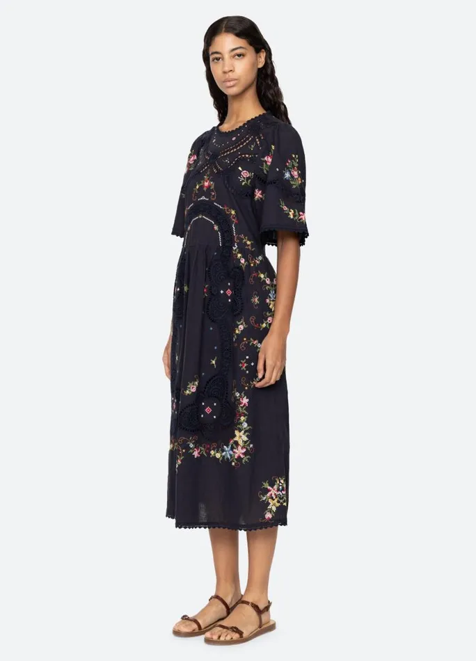 Sea New York Dresses Women Edwina SS Dress Navy Sea New York Dresses Women Edwina SS Dress Navy