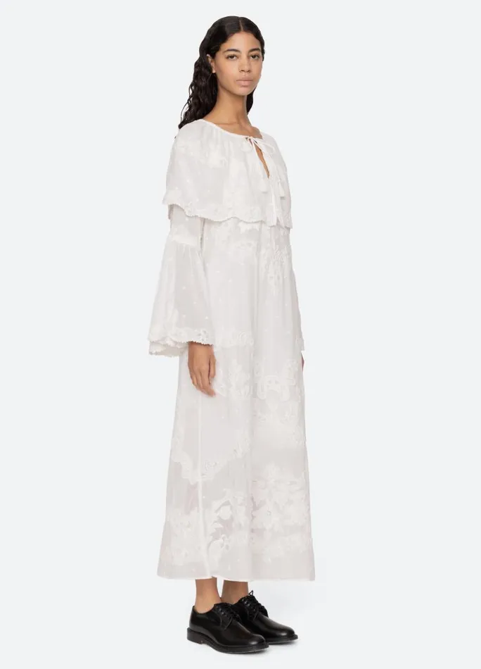 Sea New York Dresses Women Vale Capelet Dress White Sea New York Dresses Women Vale Capelet Dress White