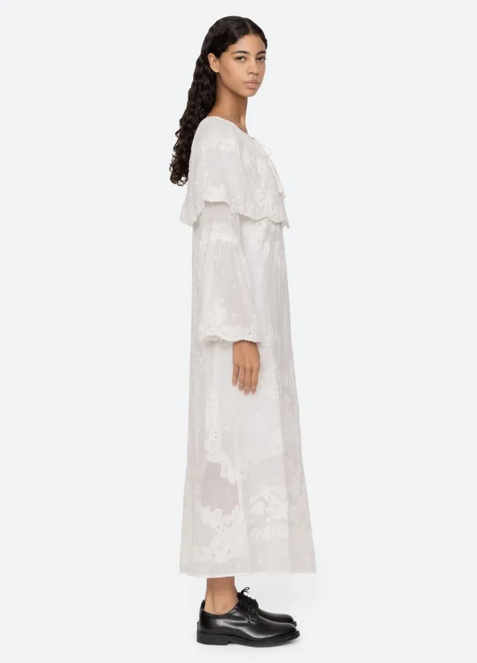 Sea New York Dresses Women Vale Capelet Dress White Sea New York Dresses Women Vale Capelet Dress White