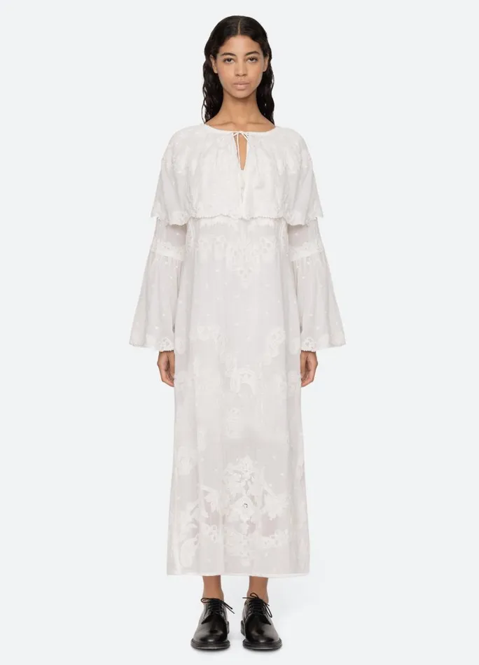 Sea New York Dresses Women Vale Capelet Dress White Sea New York Dresses Women Vale Capelet Dress White