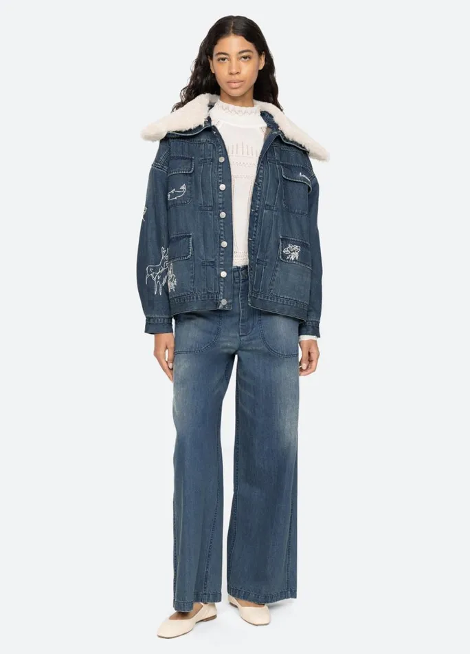 Sea New York Outerwear Women Amari Jacket Blue Sea New York Outerwear Women Amari Jacket Blue