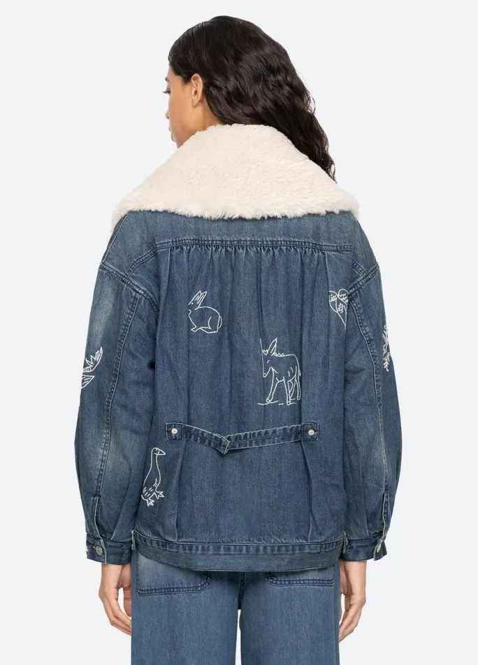 Sea New York Outerwear Women Amari Jacket Blue Sea New York Outerwear Women Amari Jacket Blue