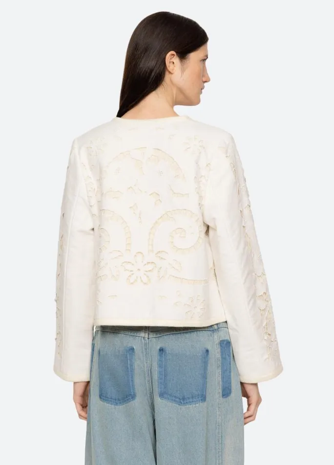 Sea New York Outerwear Women Edith Jacket White Sea New York Outerwear Women Edith Jacket White