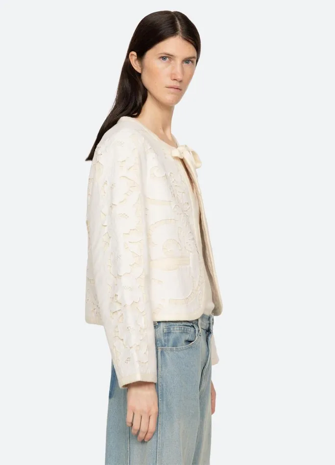 Sea New York Outerwear Women Edith Jacket White Sea New York Outerwear Women Edith Jacket White