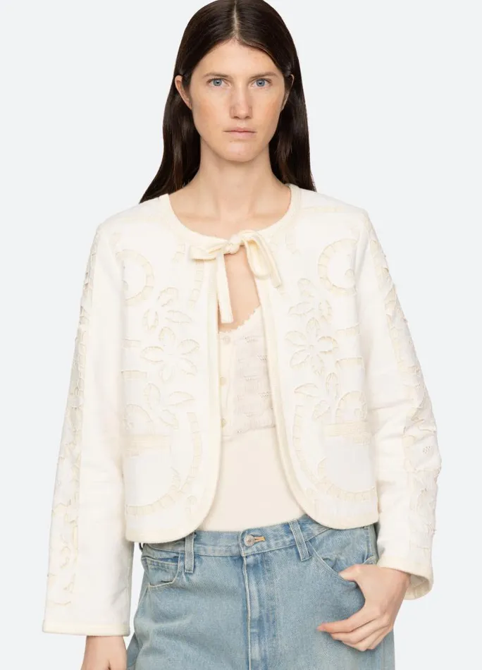 Sea New York Outerwear Women Edith Jacket White Sea New York Outerwear Women Edith Jacket White