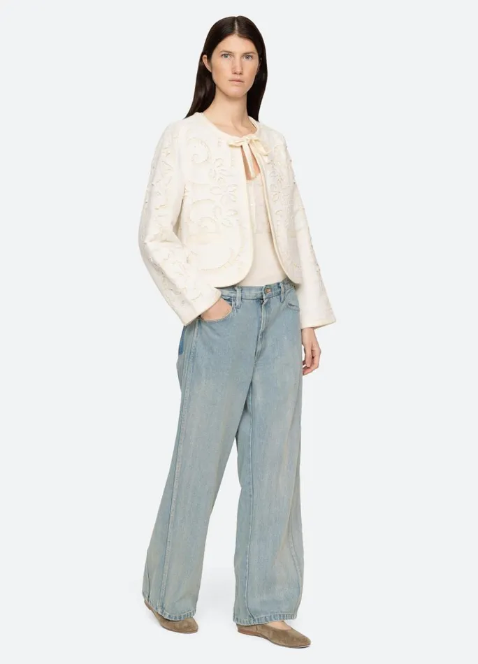 Sea New York Outerwear Women Edith Jacket White Sea New York Outerwear Women Edith Jacket White
