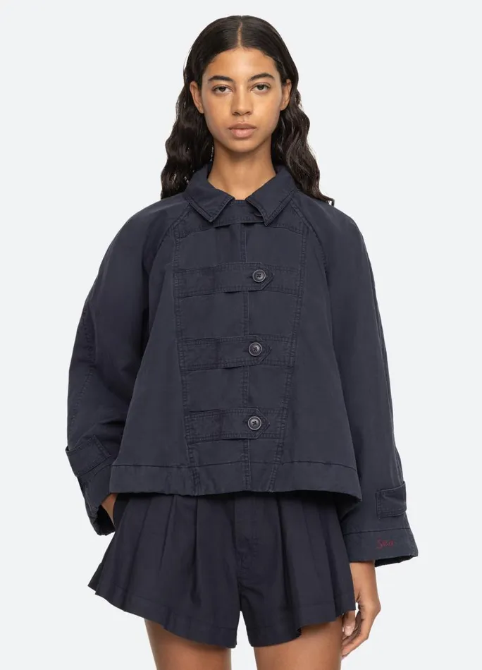Sea New York Outerwear Women Samaka Jacket Navy Sea New York Outerwear Women Samaka Jacket Navy