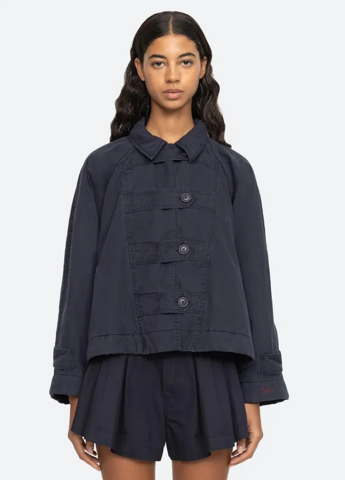 Sea New York Outerwear Women Samaka Jacket Navy Sea New York Outerwear Women Samaka Jacket Navy
