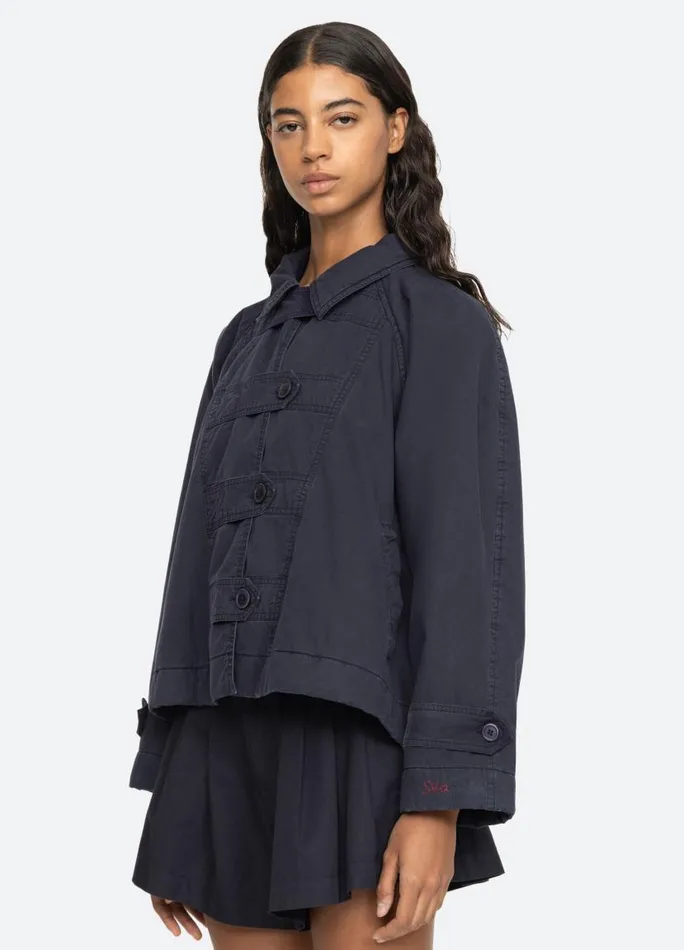 Sea New York Outerwear Women Samaka Jacket Navy Sea New York Outerwear Women Samaka Jacket Navy