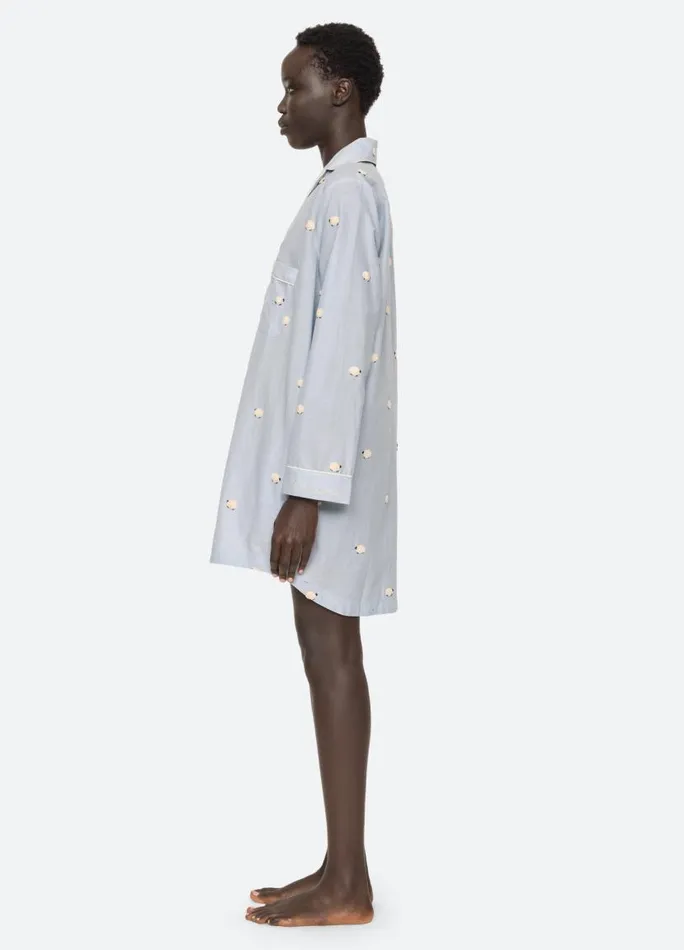 Sea New York Sleepwear Women Sheep Night Shirt Sky Sea New York Sleepwear Women Sheep Night Shirt Sky