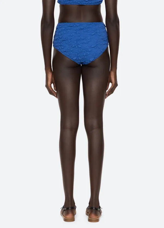 Sea New York Swimwear Women Slone Bikini Bottom Blue