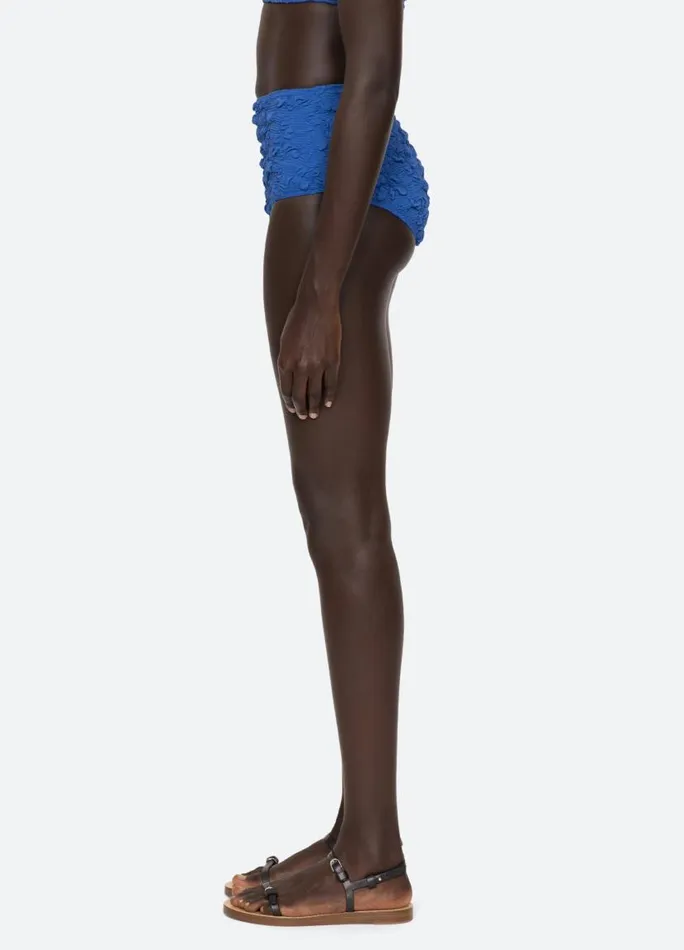 Sea New York Swimwear Women Slone Bikini Bottom Blue