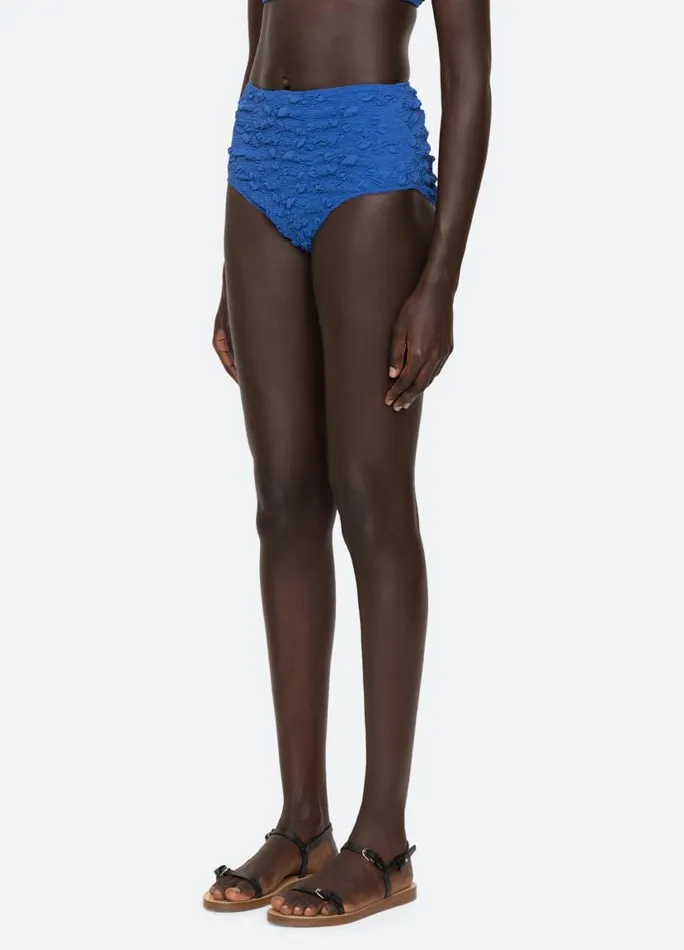 Sea New York Swimwear Women Slone Bikini Bottom Blue