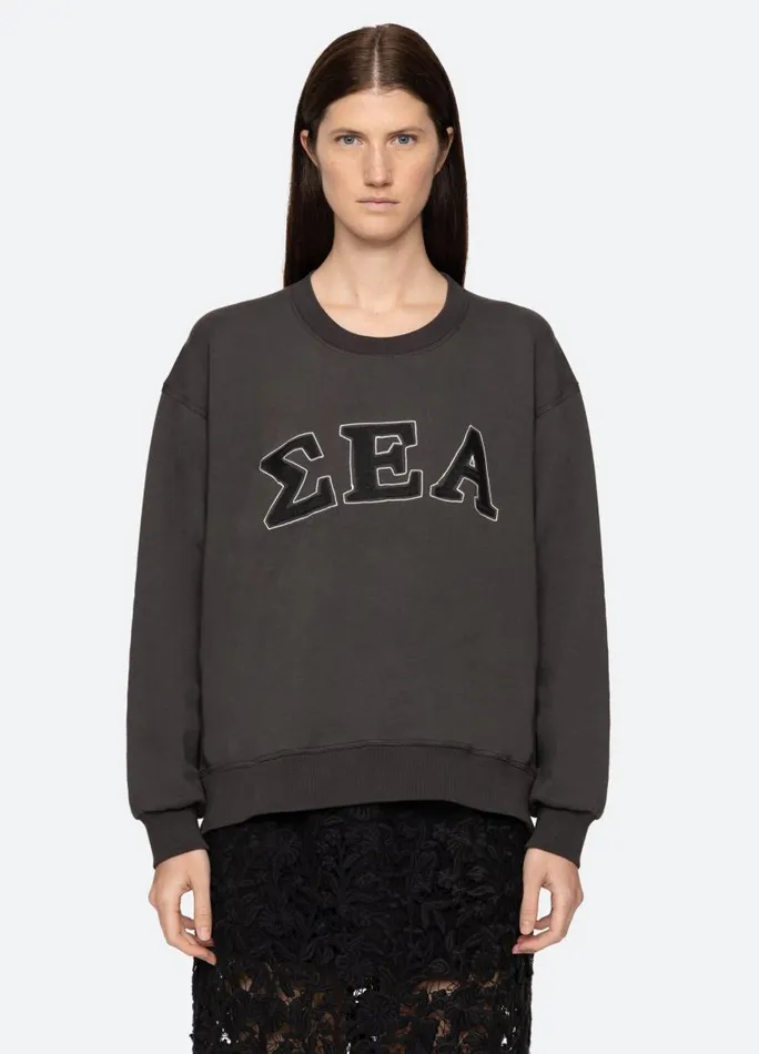 Sea New York Tops Women Adonis Sweatshirt Black Sea New York Tops Women Adonis Sweatshirt Black