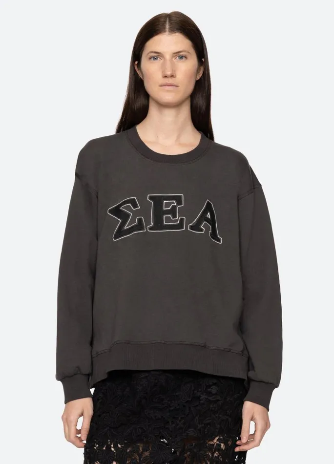 Sea New York Tops Women Adonis Sweatshirt Black Sea New York Tops Women Adonis Sweatshirt Black
