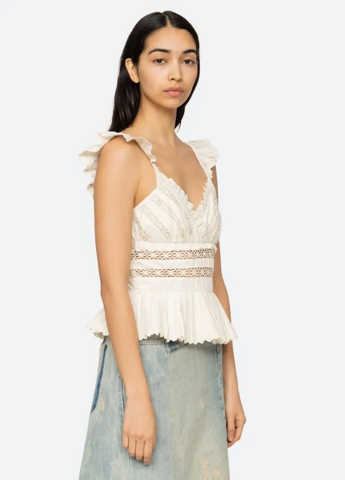 Sea New York Tops Women Antonina Tank Cream Sea New York Tops Women Antonina Tank Cream